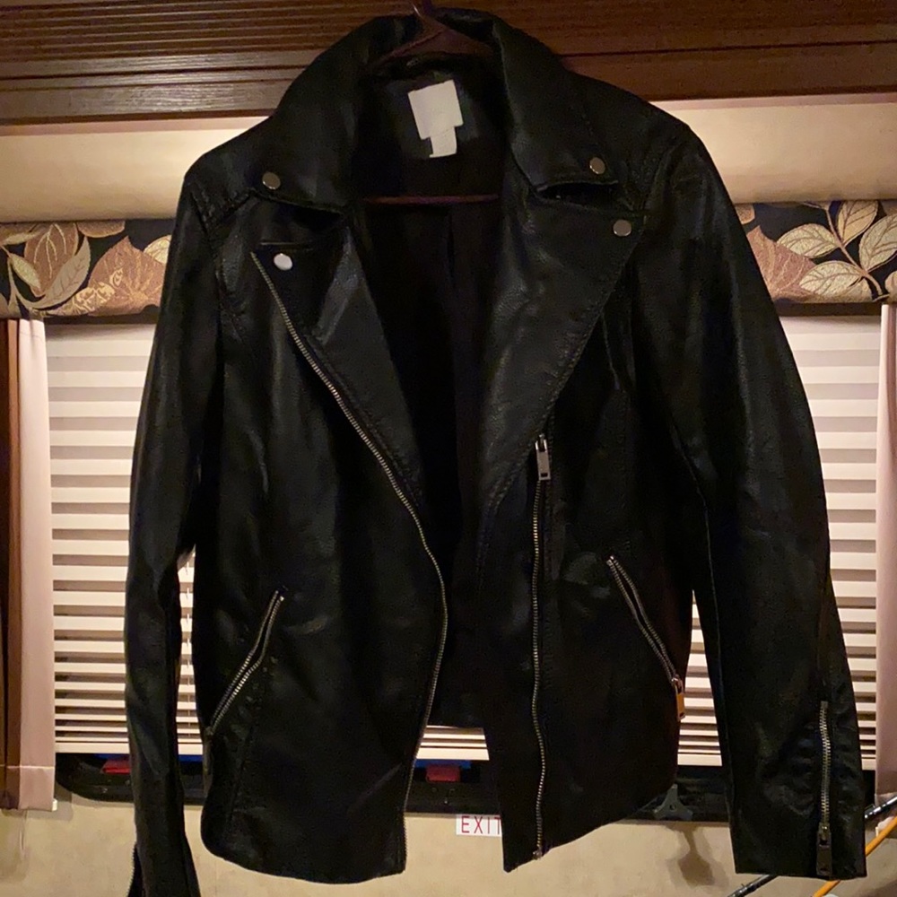 H&M leather jacket